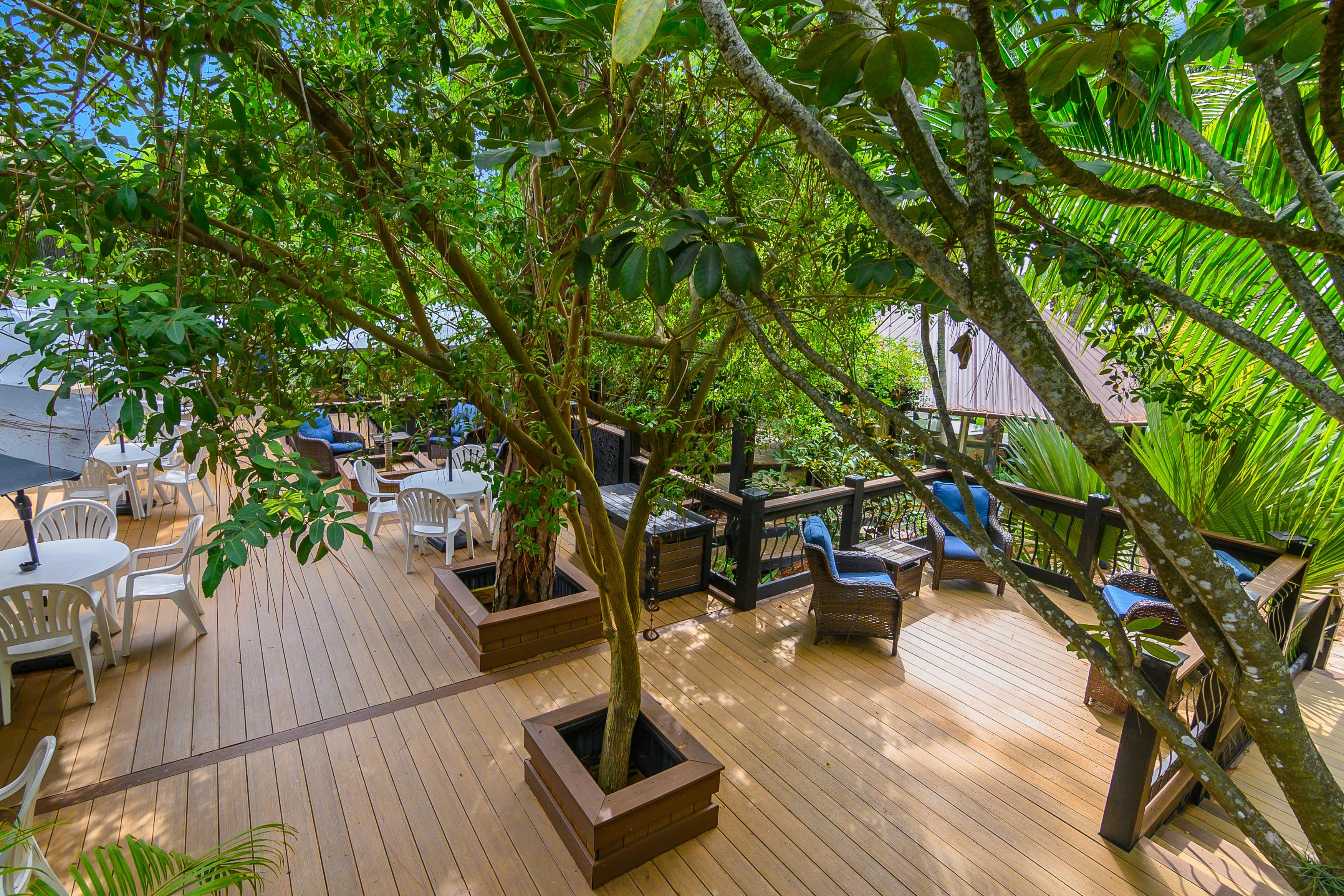 Spacious Outdoor Patio and Seating Area