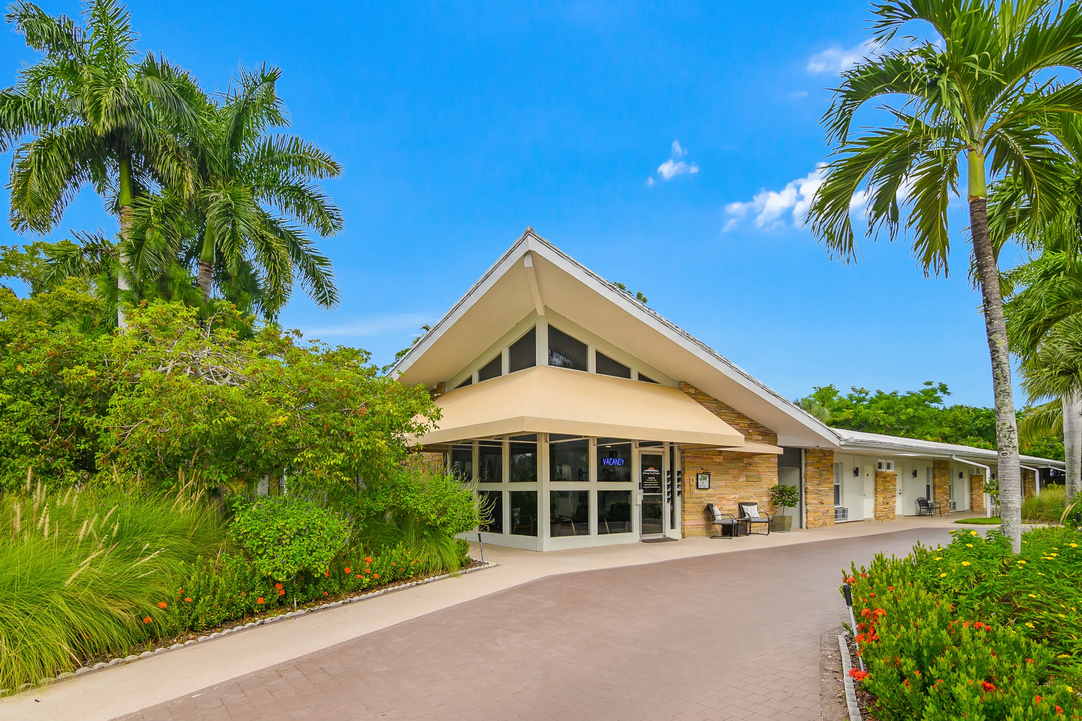 Front Entrance on a Sunny Day