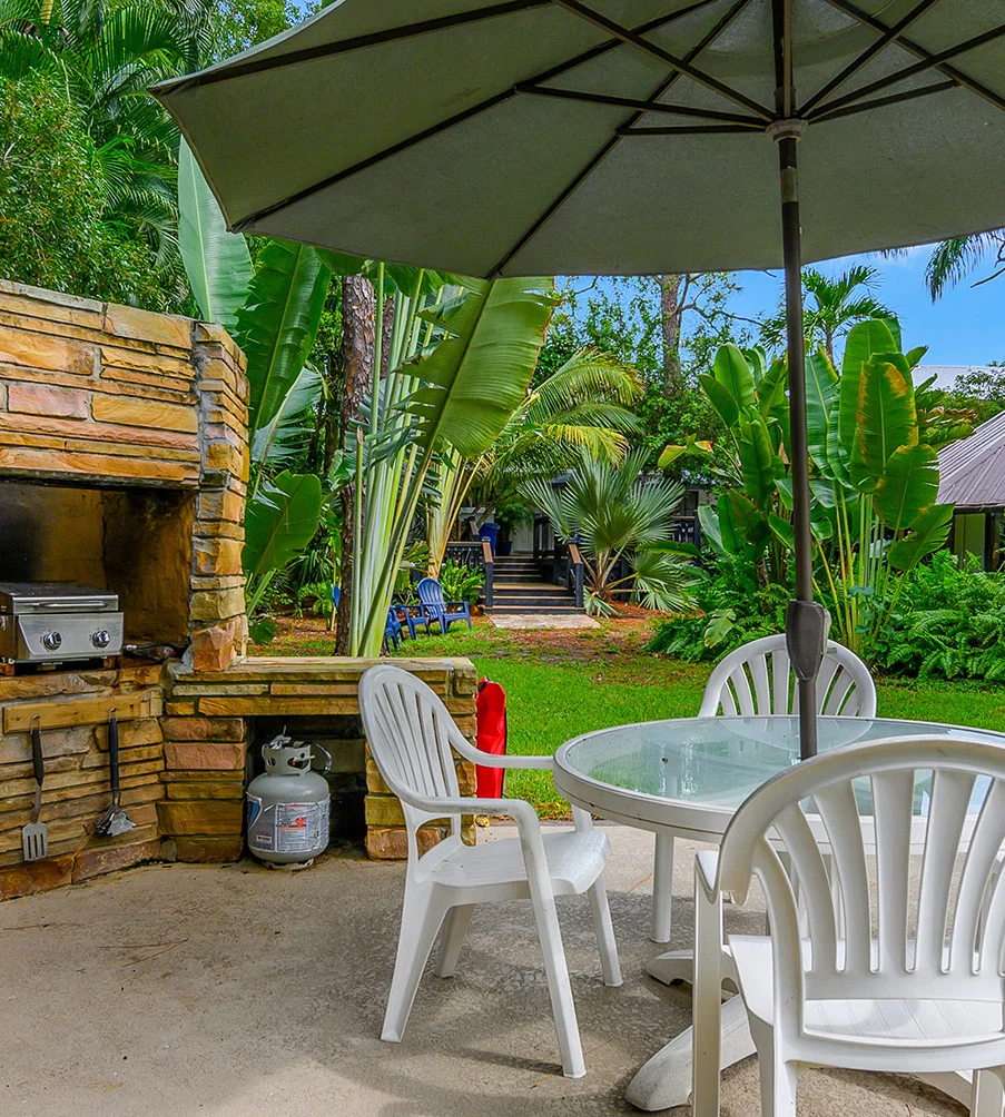 Outdoor BBQ Grill Area